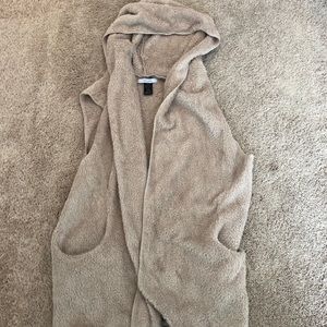 Teddy bear fuzzy vest